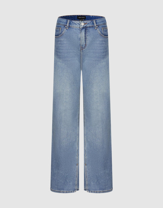 Mid-Waist Regular Jeans
