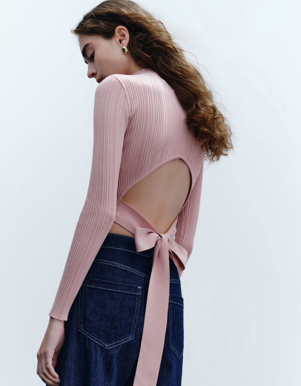 Turtle Neck Knitted T-Shirt