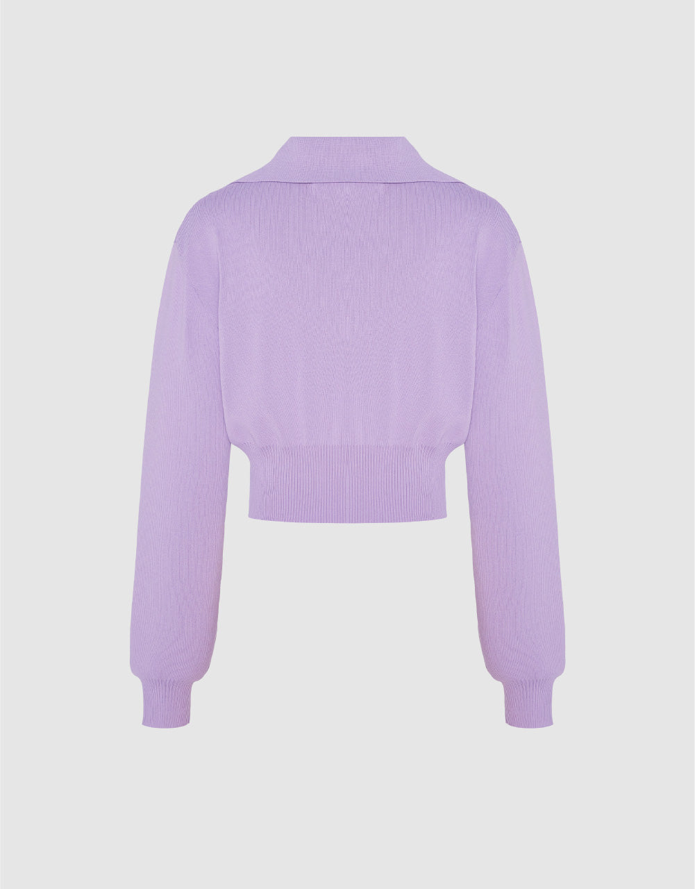 Cropped Knit T-Shirt