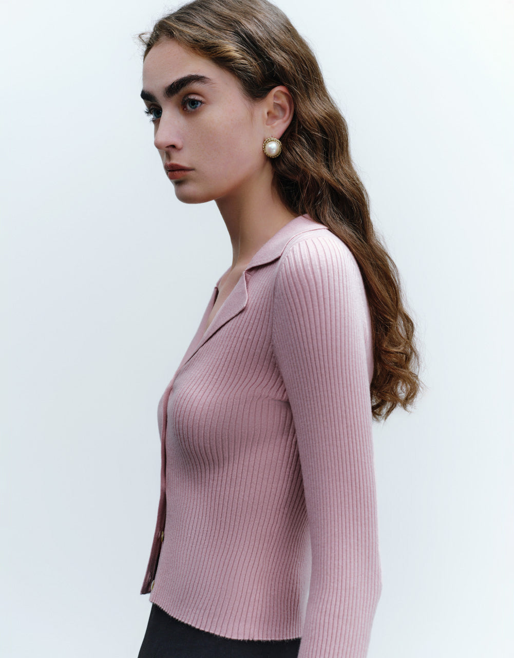 V-Neck Knitted Cardigan