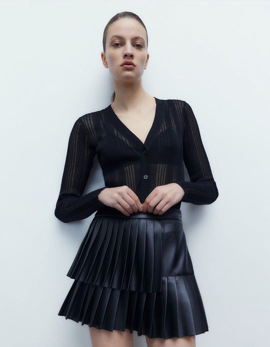 Button Through Knit Cardigan