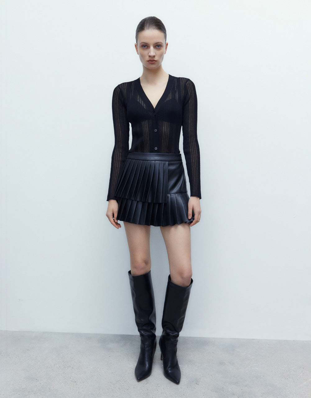 Button Through Knit Cardigan