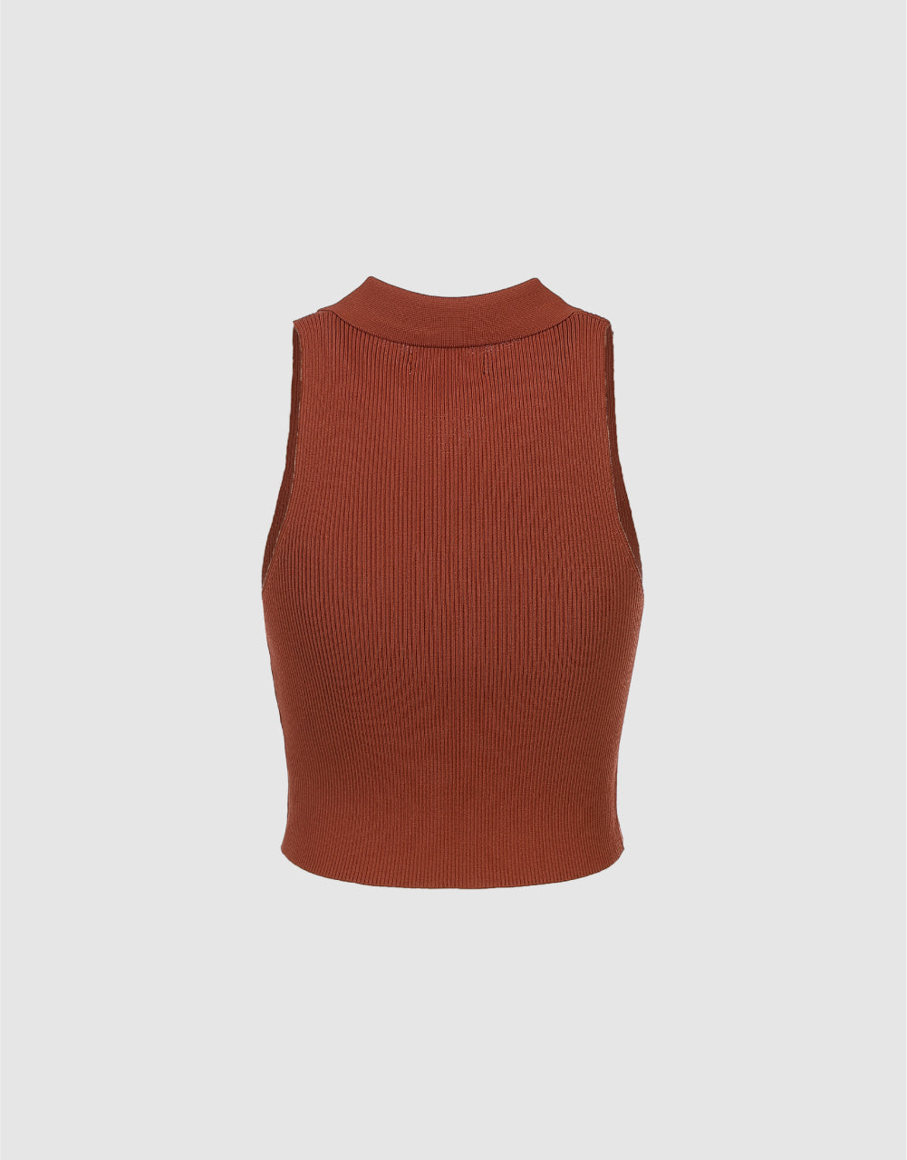 Sleeveless V-Neck Knitted Top