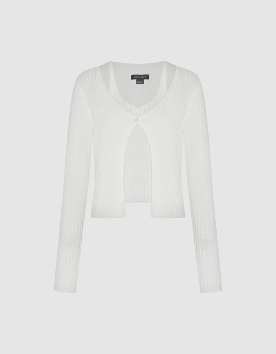 2 In 1 Knitted T-Shirt