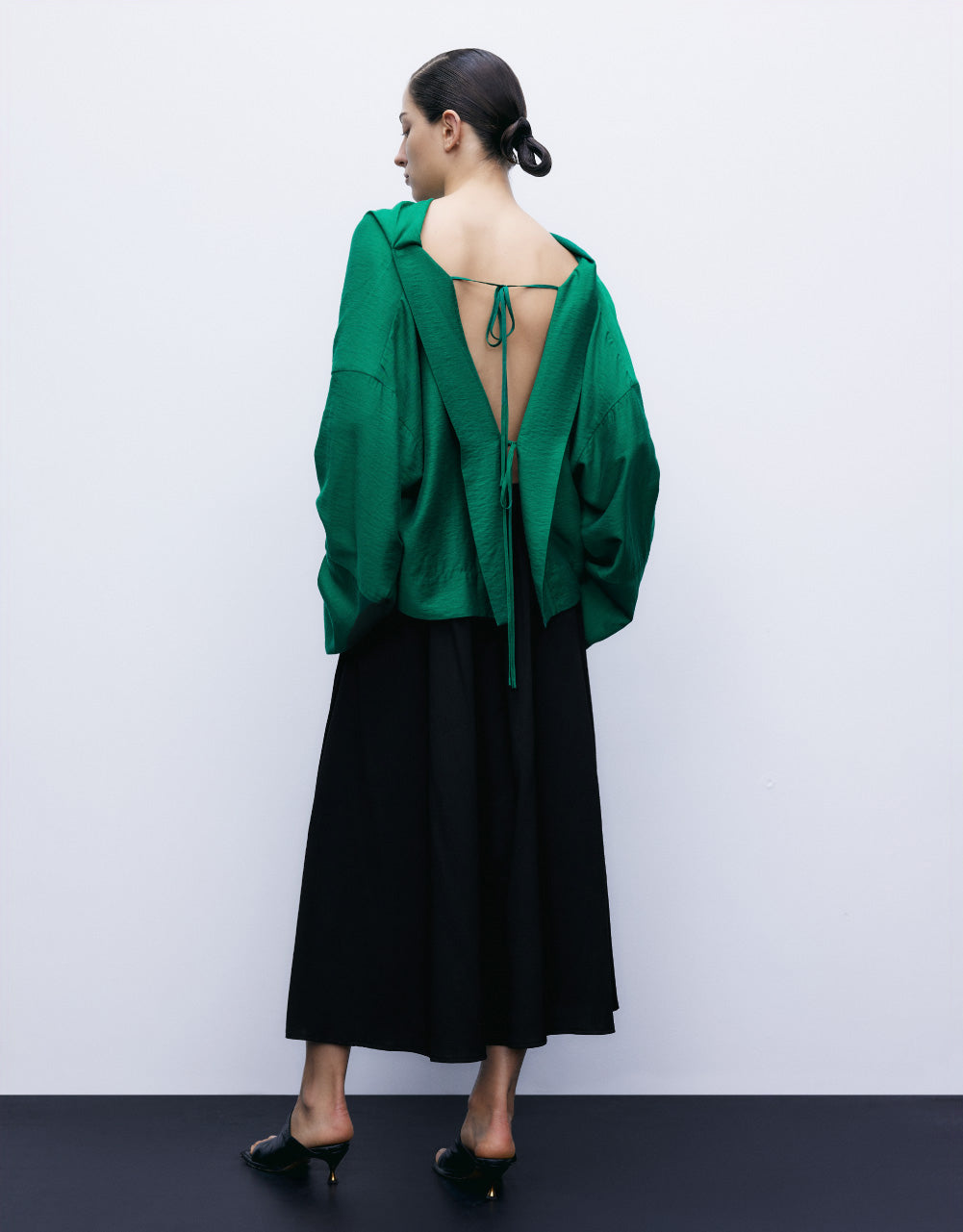 Cowl Neck Overhead Shirt