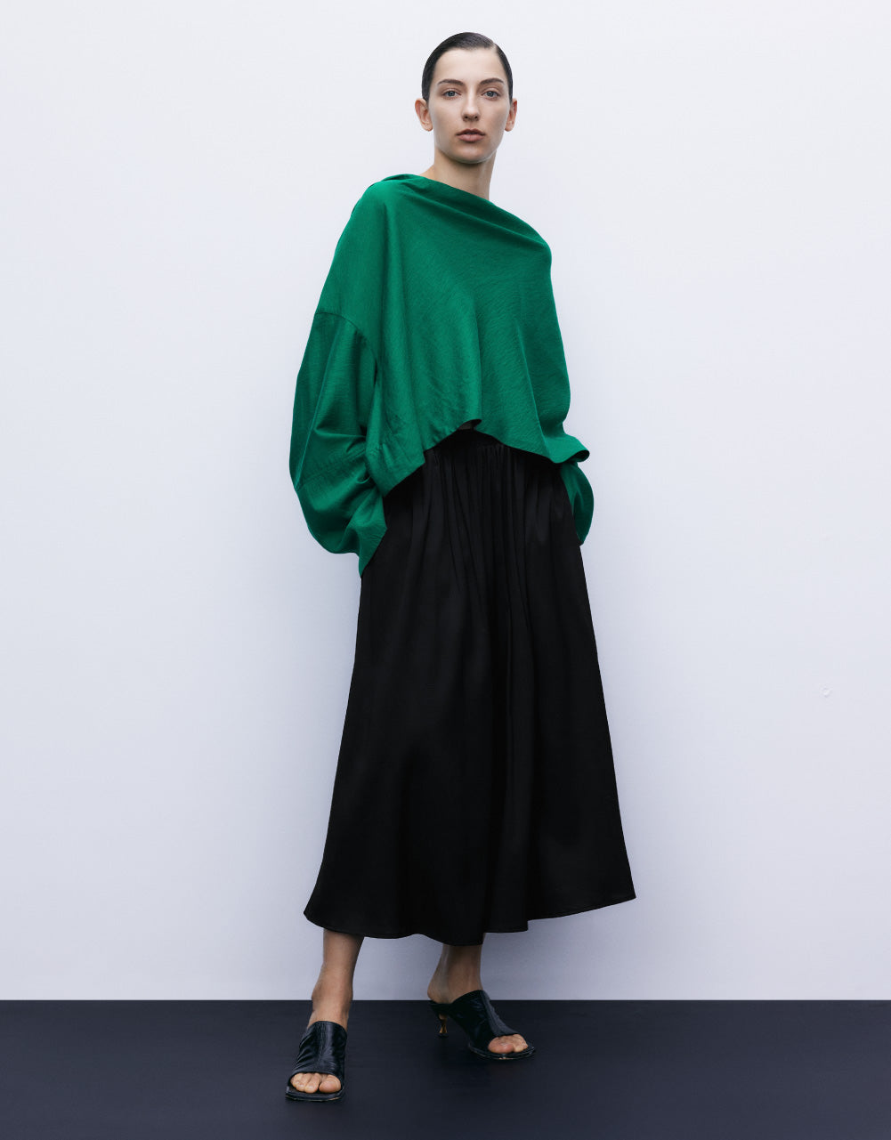 Cowl Neck Overhead Shirt