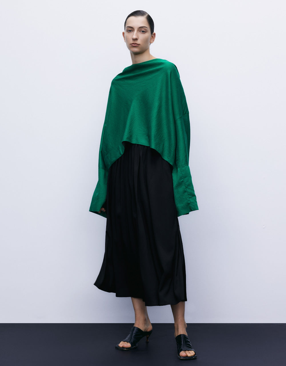 Cowl Neck Overhead Shirt