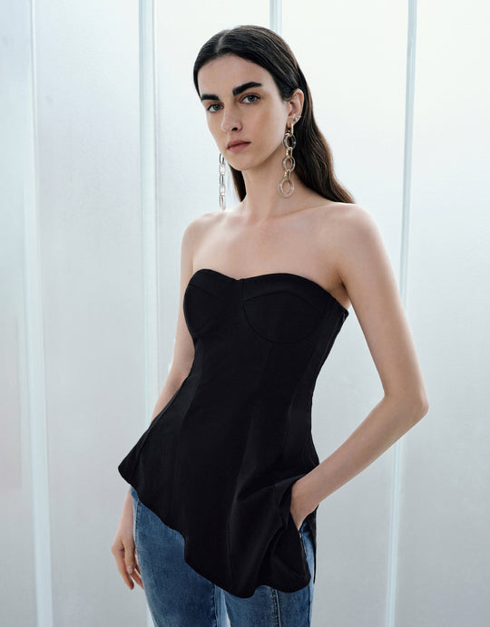 Asymmetic Skinny Bandeau