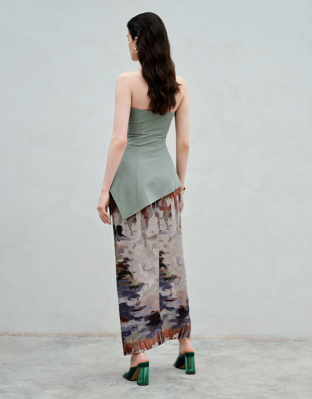 Asymmetric Skinny Bandeau