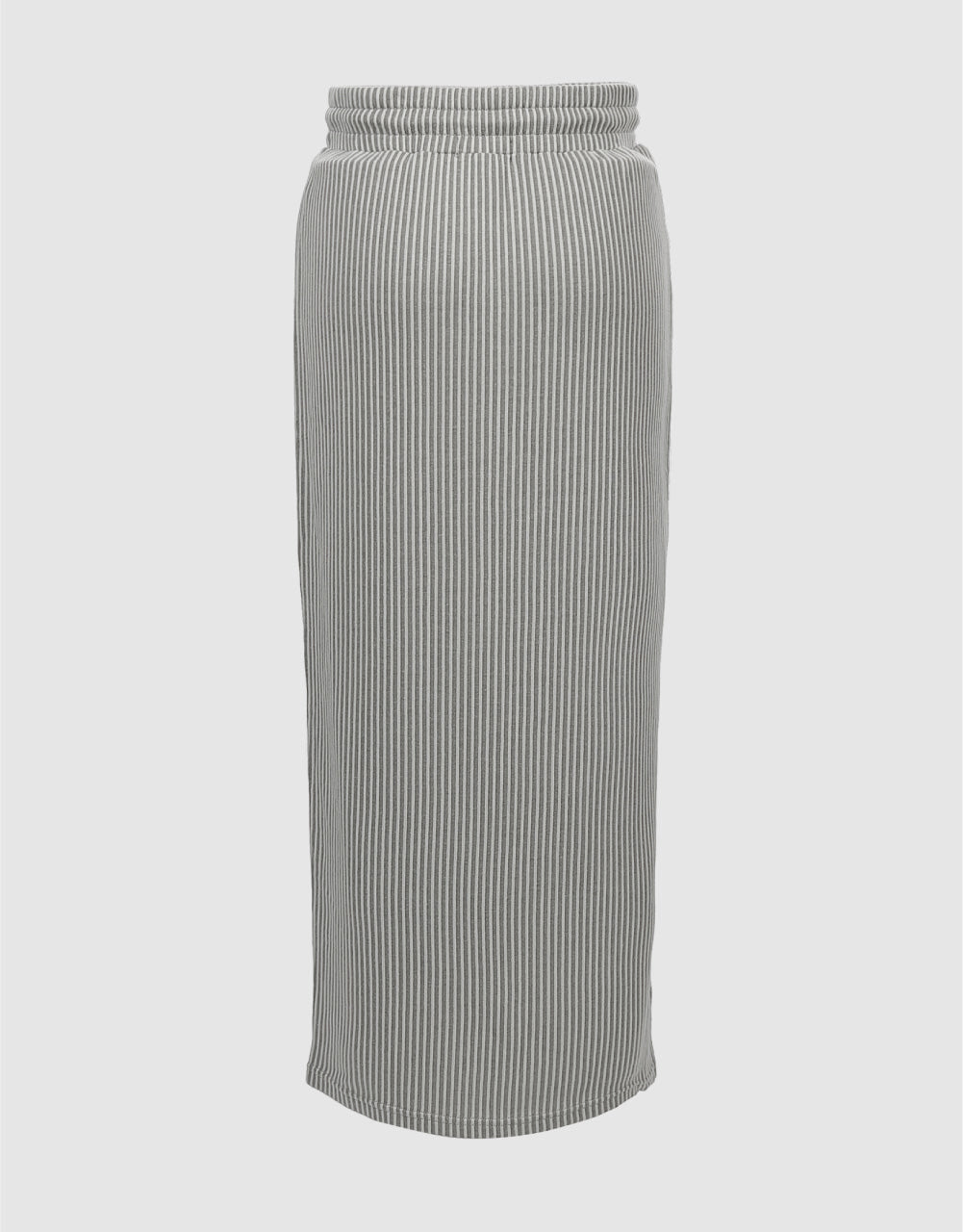 Drawstring Hem Midi Skirt