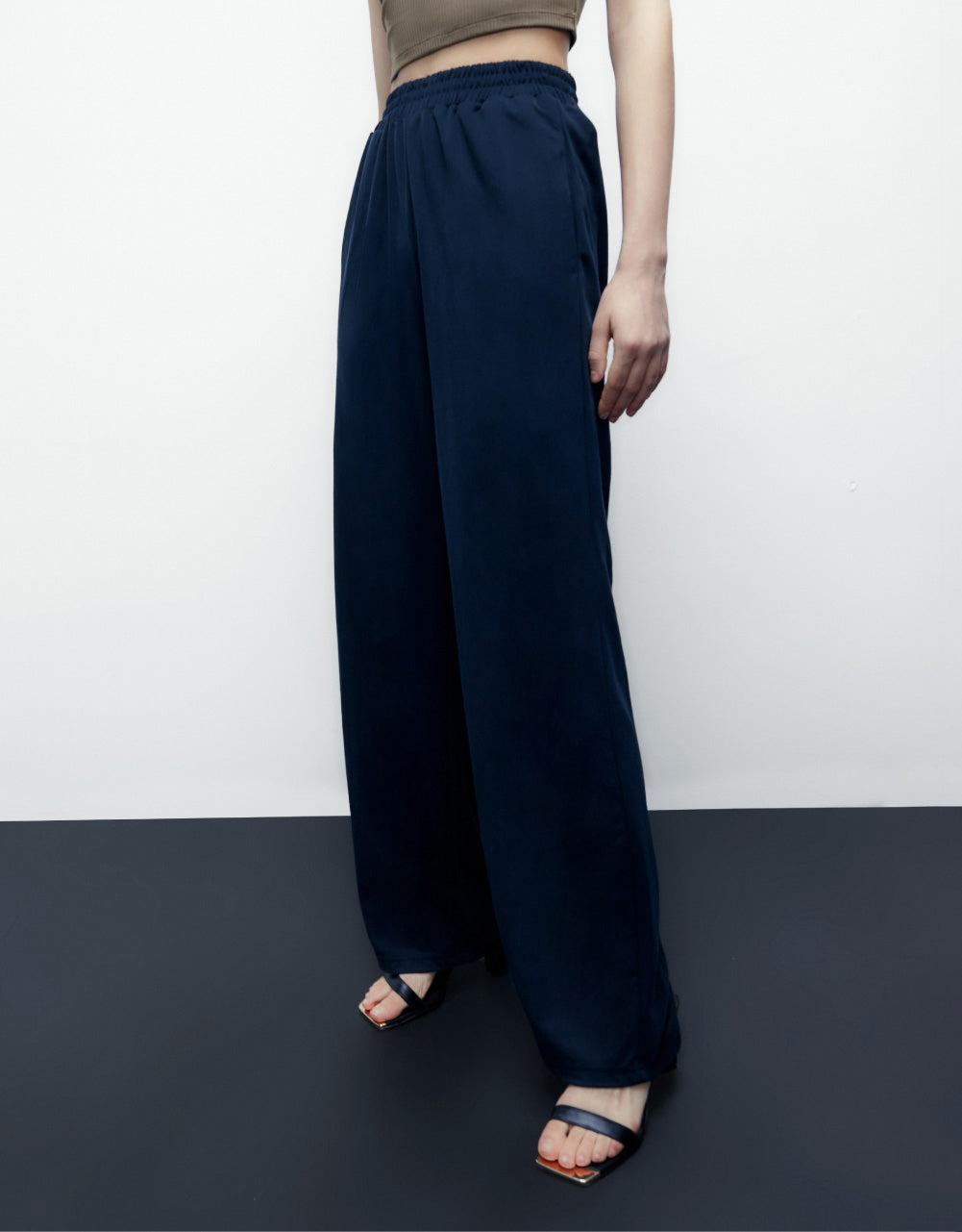 Knitted Wide-Leg Pants