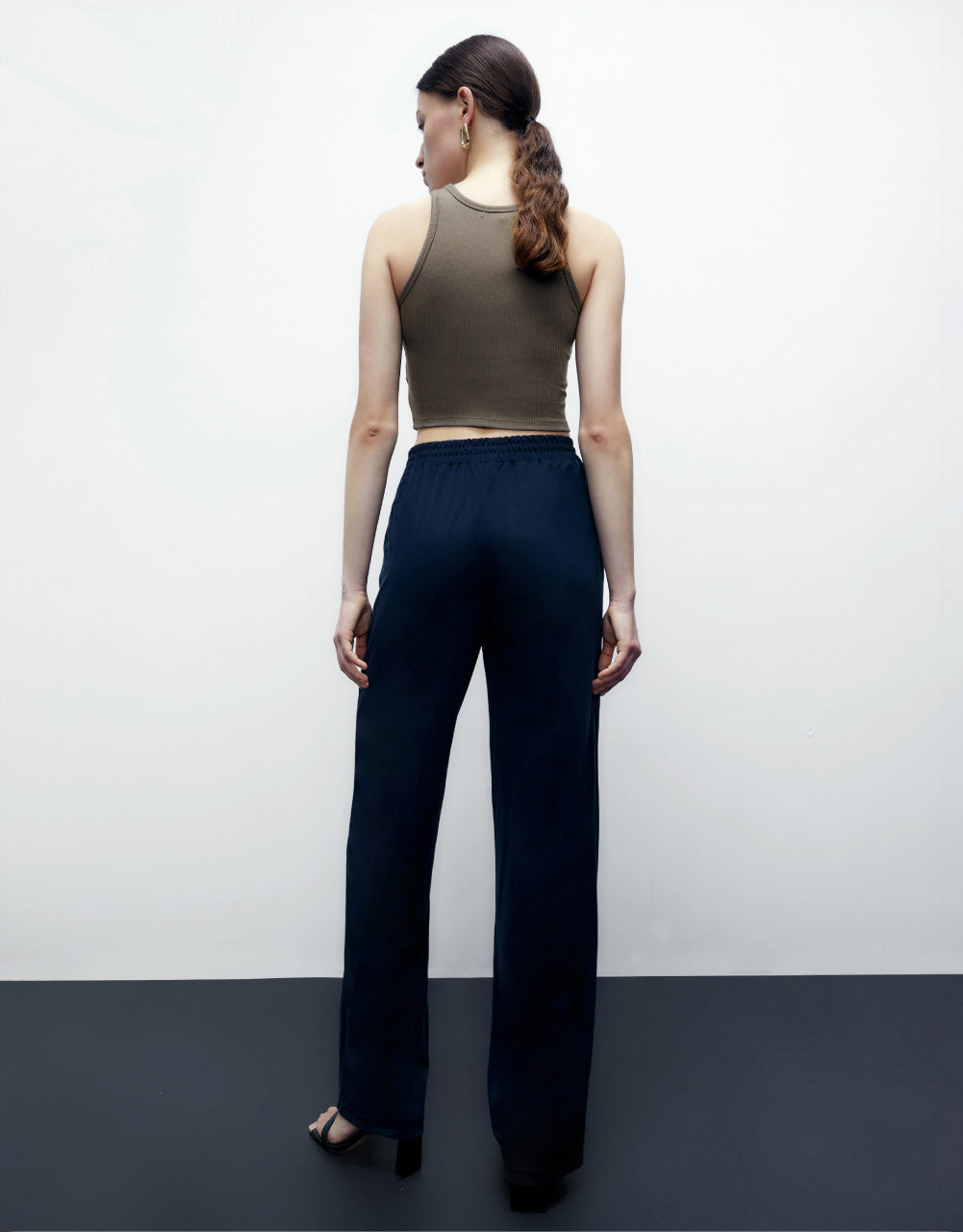 Knitted Wide-Leg Pants