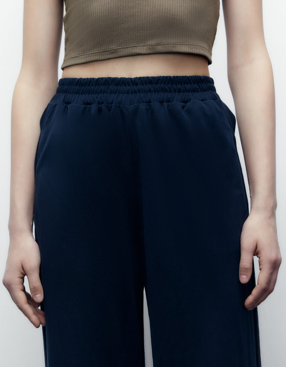 Knitted Wide-Leg Pants