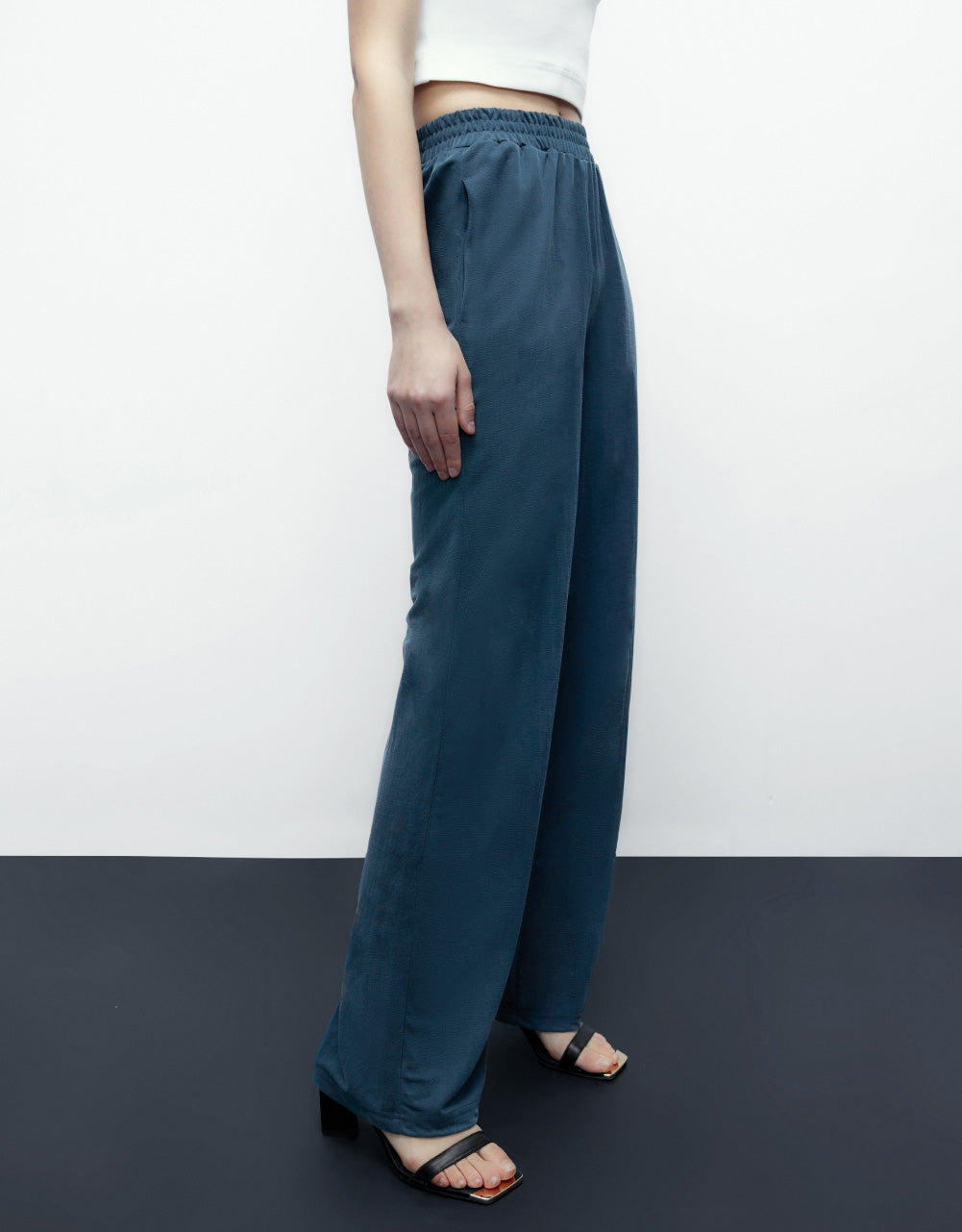 Knitted Wide-Leg Pants
