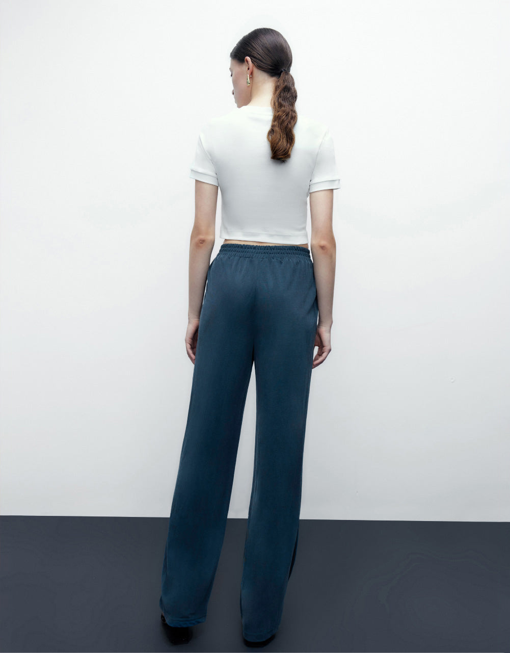 Knitted Wide-Leg Pants
