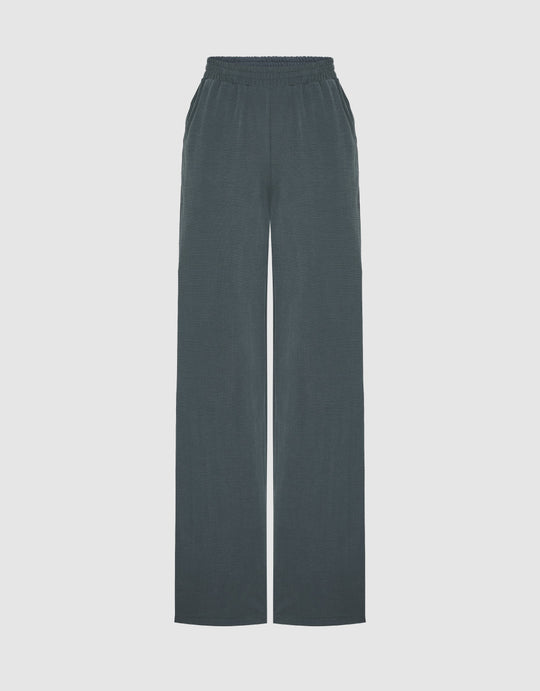 Knitted Wide-Leg Pants