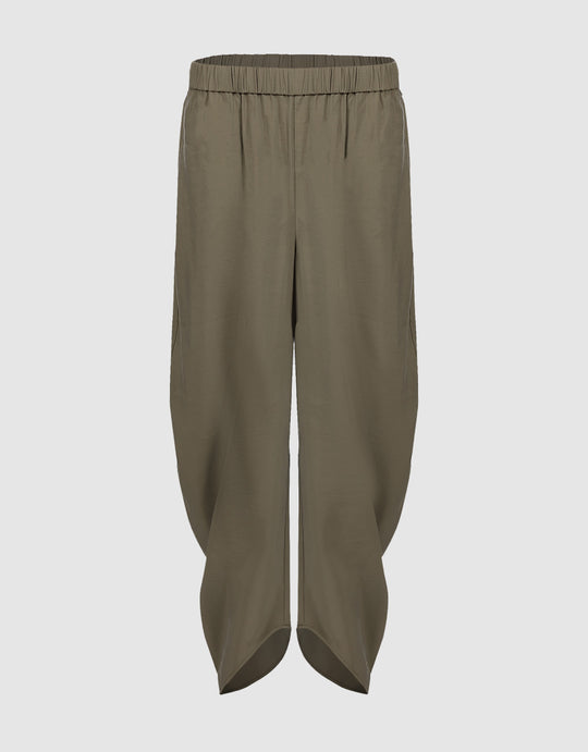 Mid-Length Carrot Fit Pants