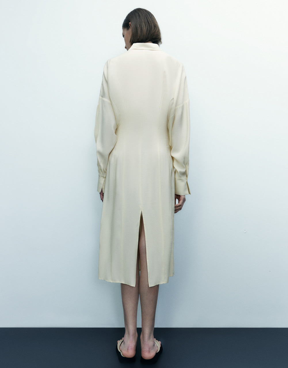 Drop Shoulder Shirt Dress
