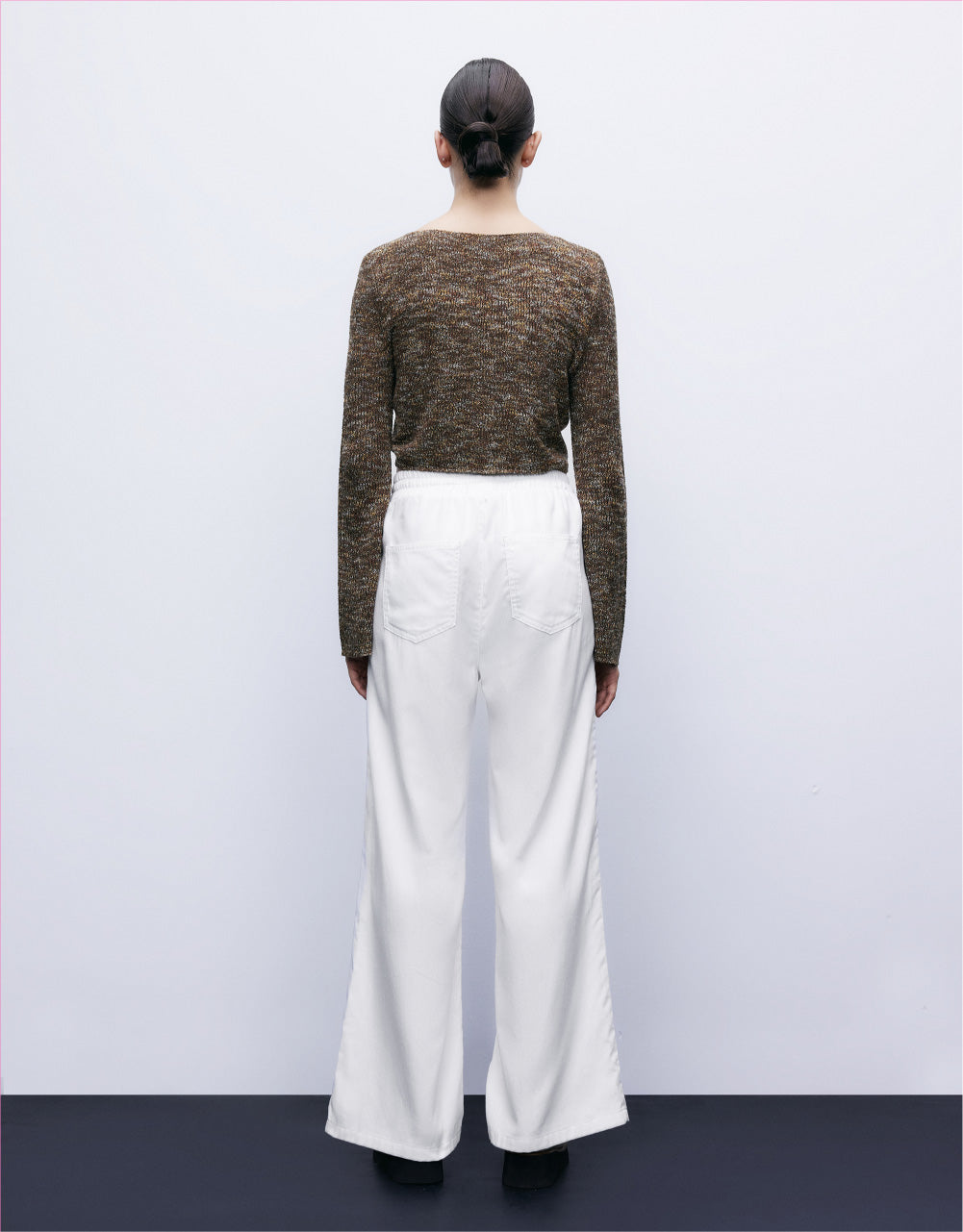 Cotton Wide-Leg Jeans