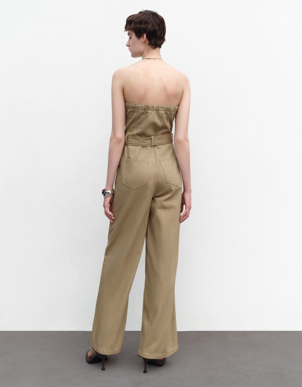 Denim Jumpsuits With Belt