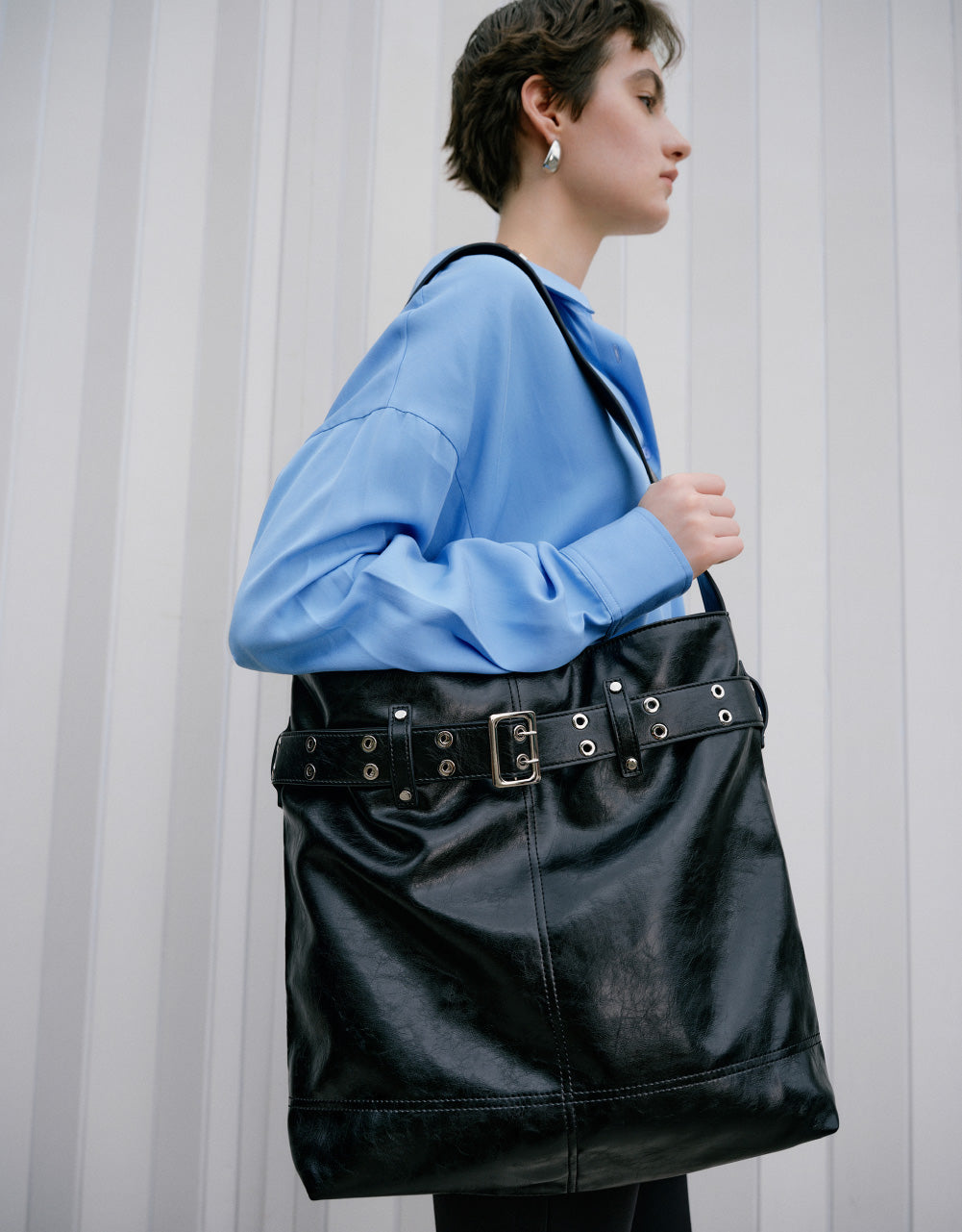 Button Up Straight Shirt