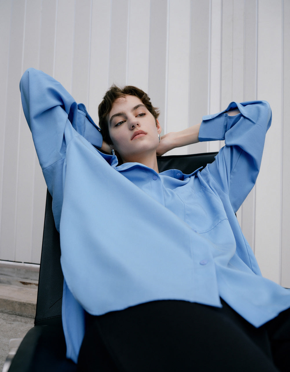 Button Up Straight Shirt