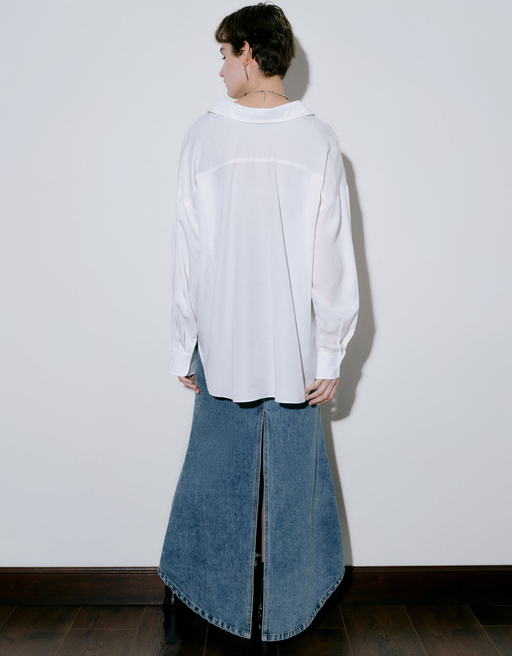 Button Up Straight Shirt