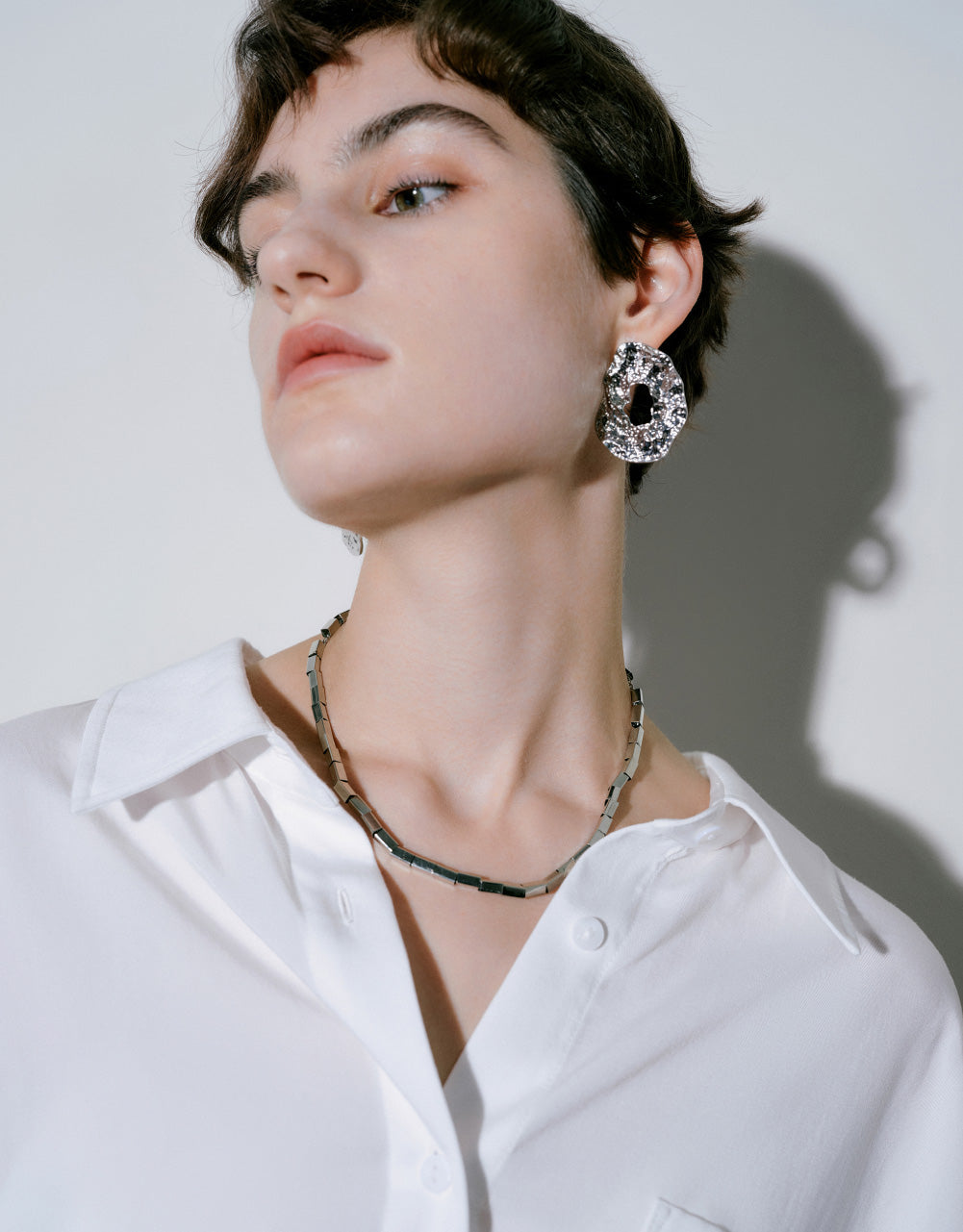 Button Up Straight Shirt