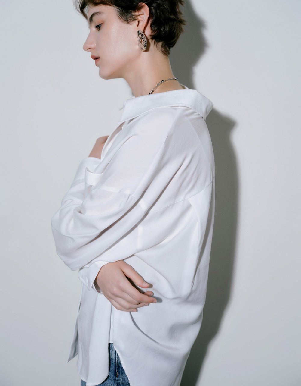 Button Up Straight Shirt