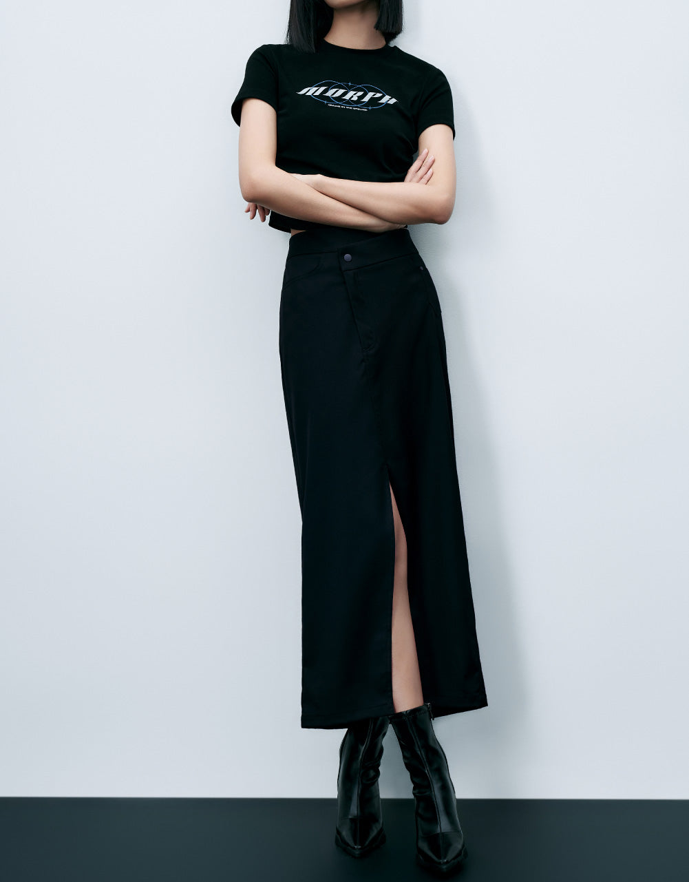 Midi Straight Skirt