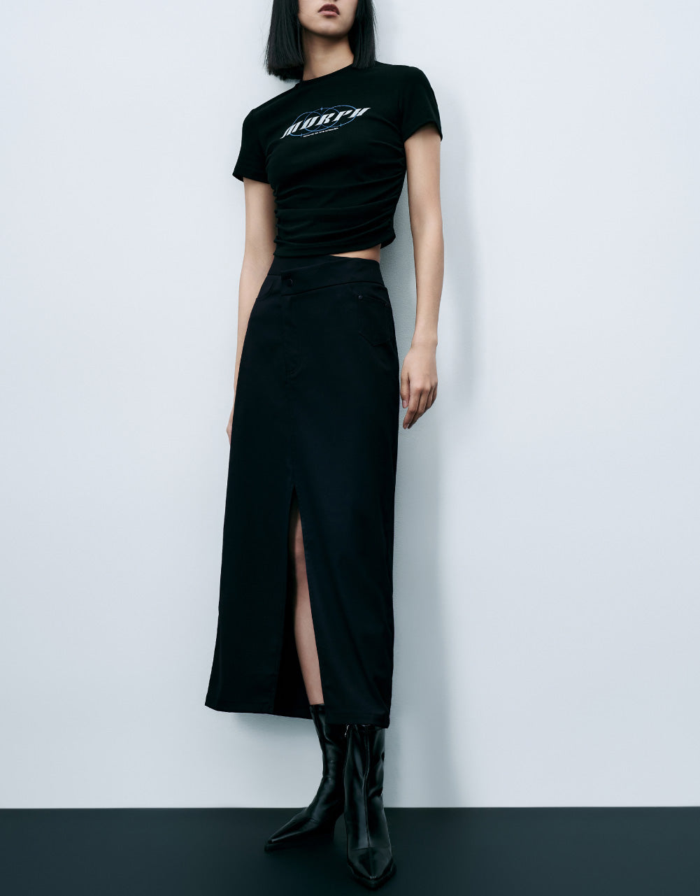 Midi Straight Skirt