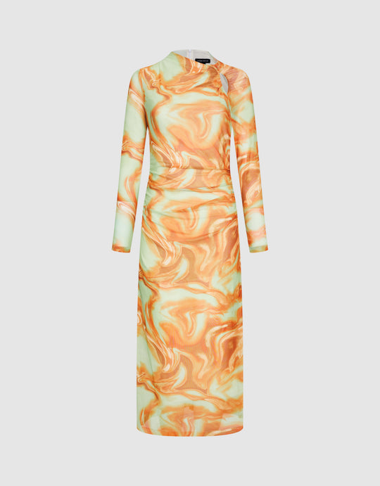 Crew Neck Skater Dress