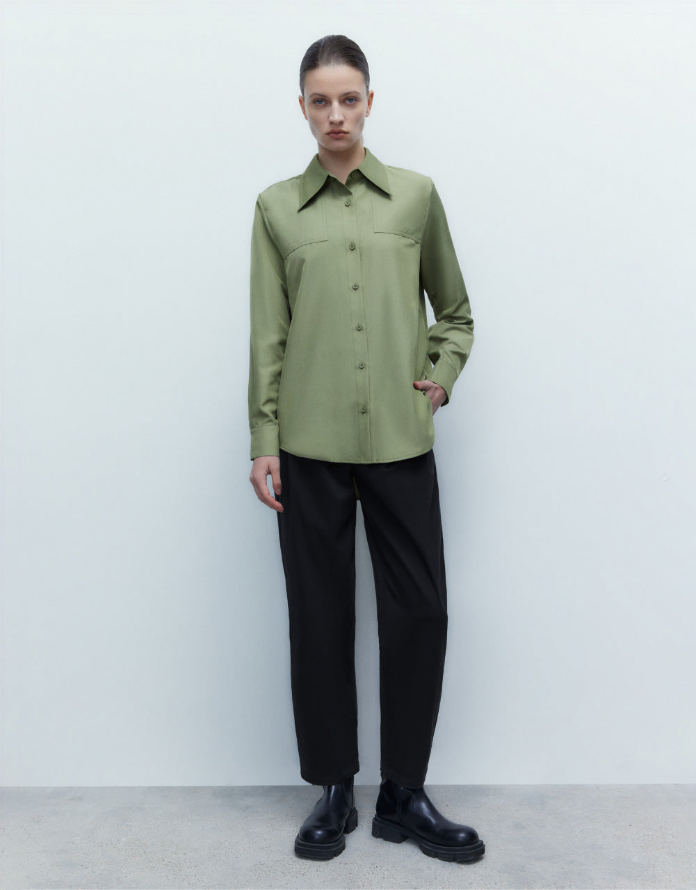Drop Shoulder Sleeve Shirt