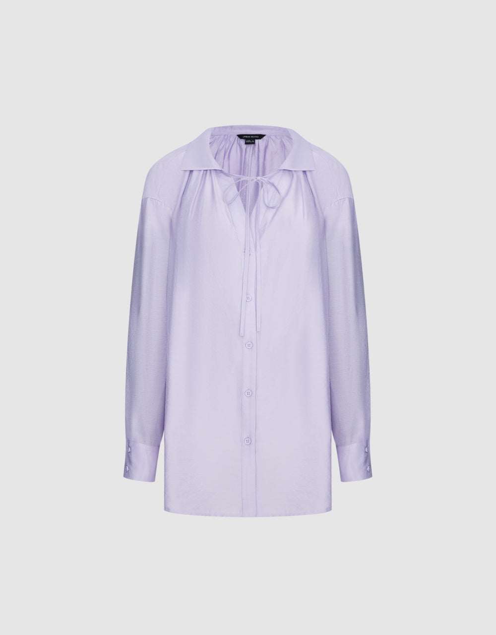 Drop Shoulder Sleeve V-Neck Shirt