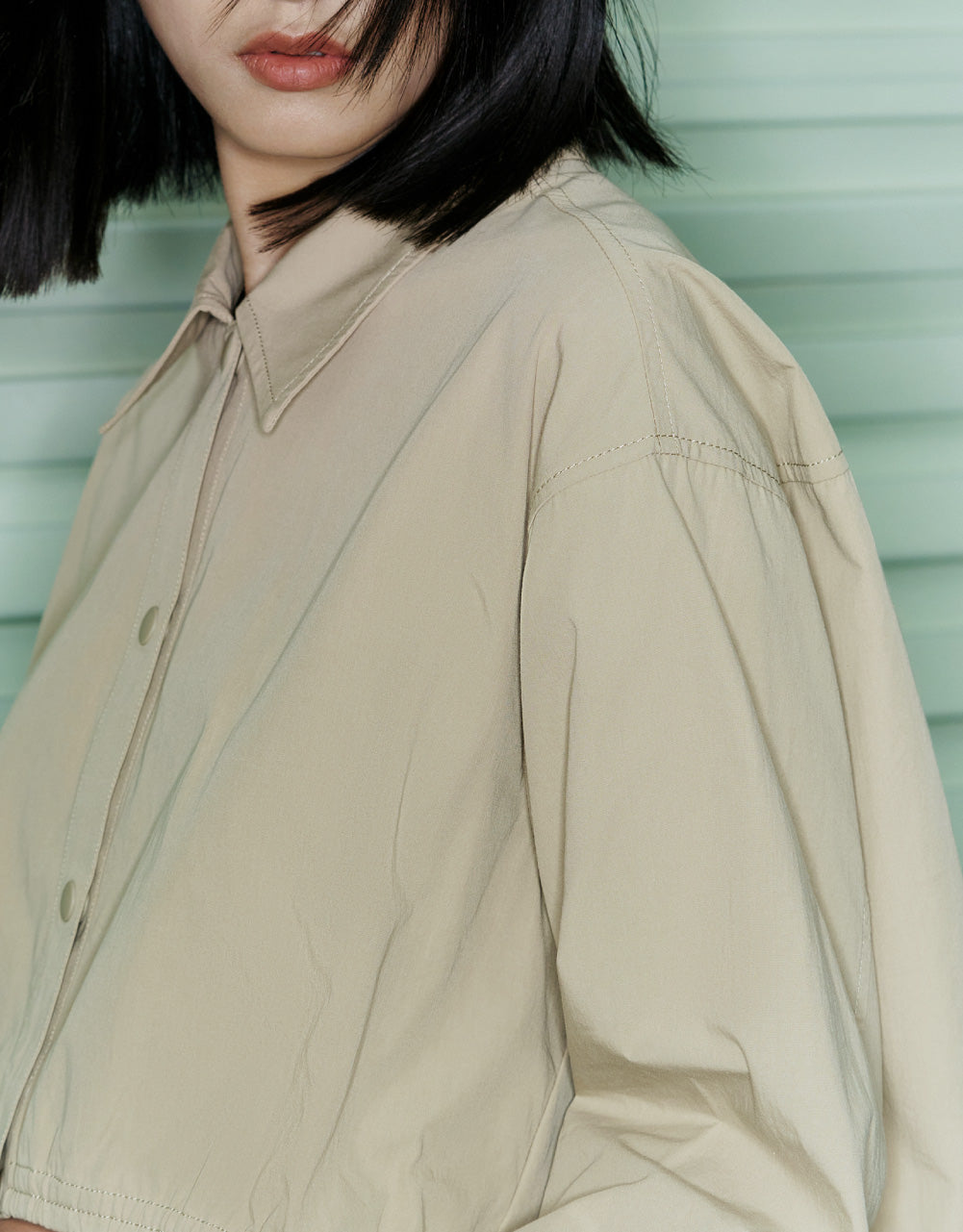 Drawstring Hem Shirt