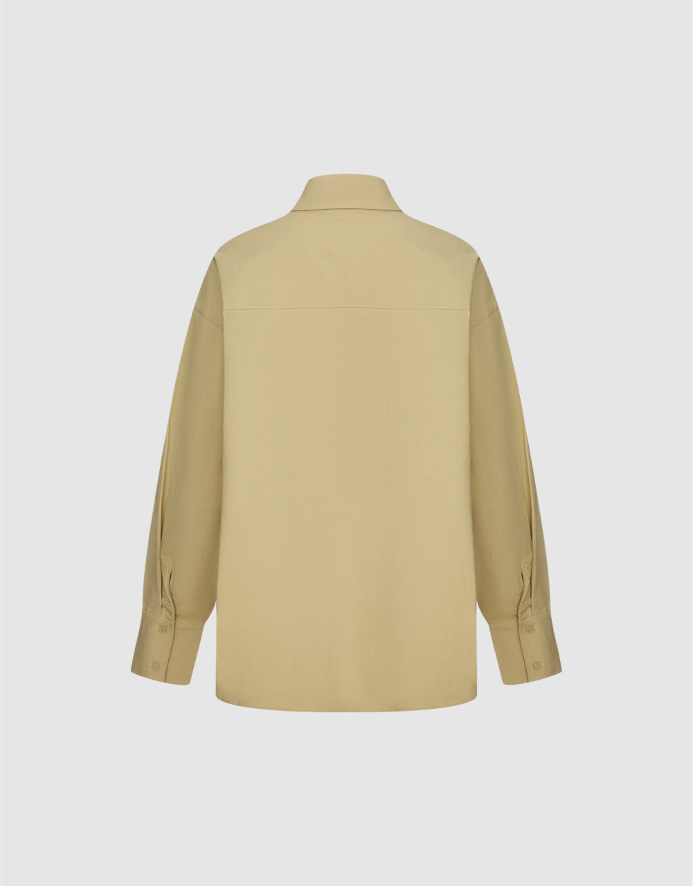 Button Up Drop Shoulder Sleeve Shirt