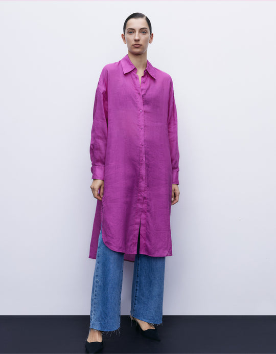 3/4 Sleeve Long Shirt