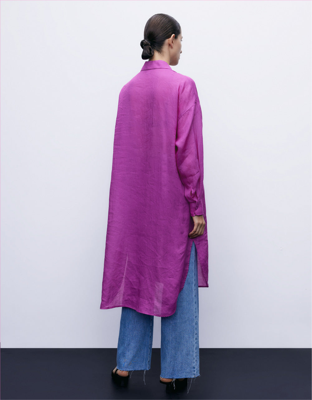 3/4 Sleeve Long Shirt