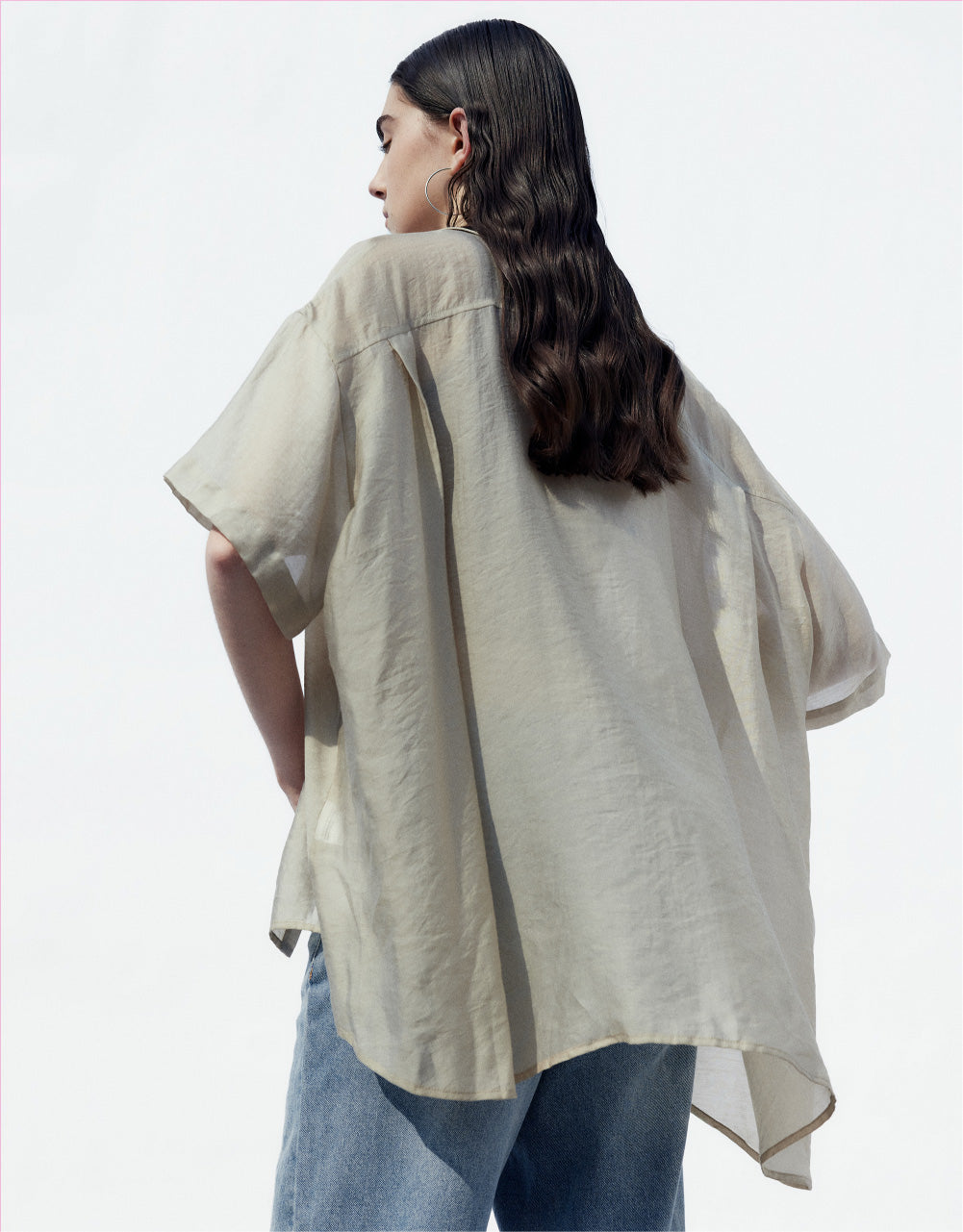 Textured Button Up Shirt