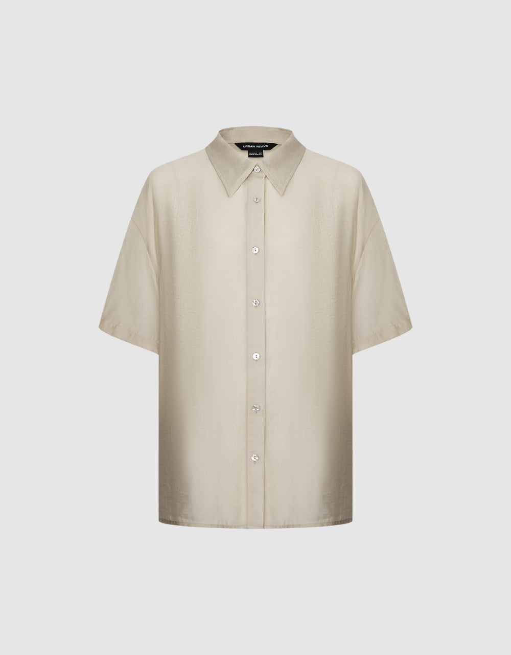 Textured Button Up Shirt