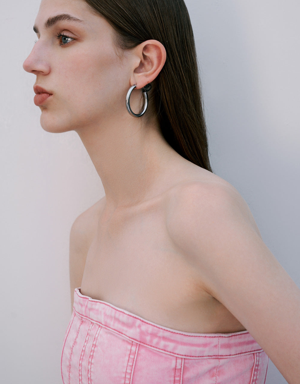 Raw Hem Off-Shoulder Tube Top