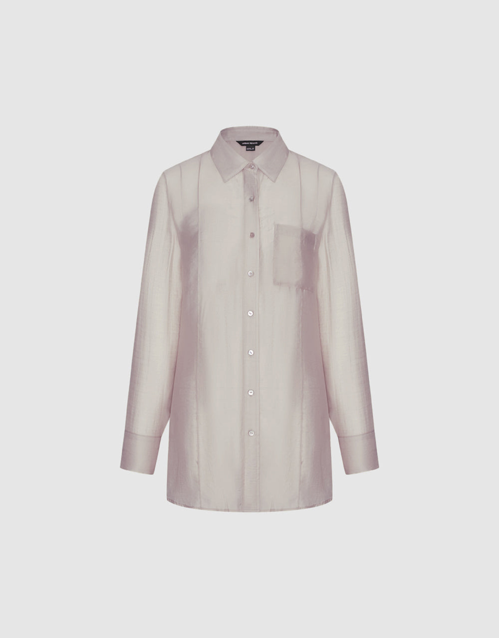 Sheer Button Up Shirt