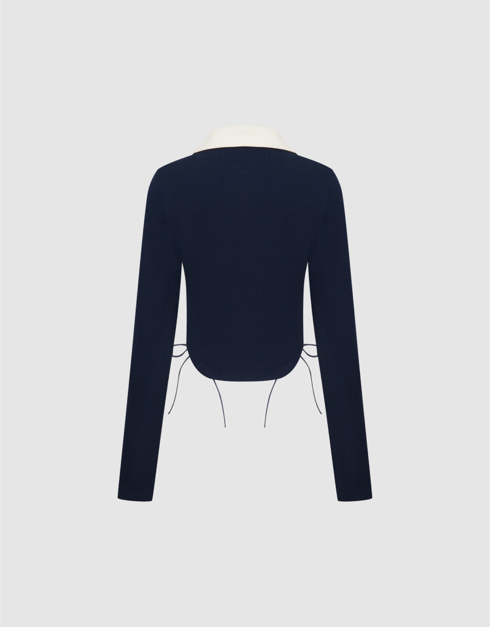 Contrast Fabric Polo Shirt