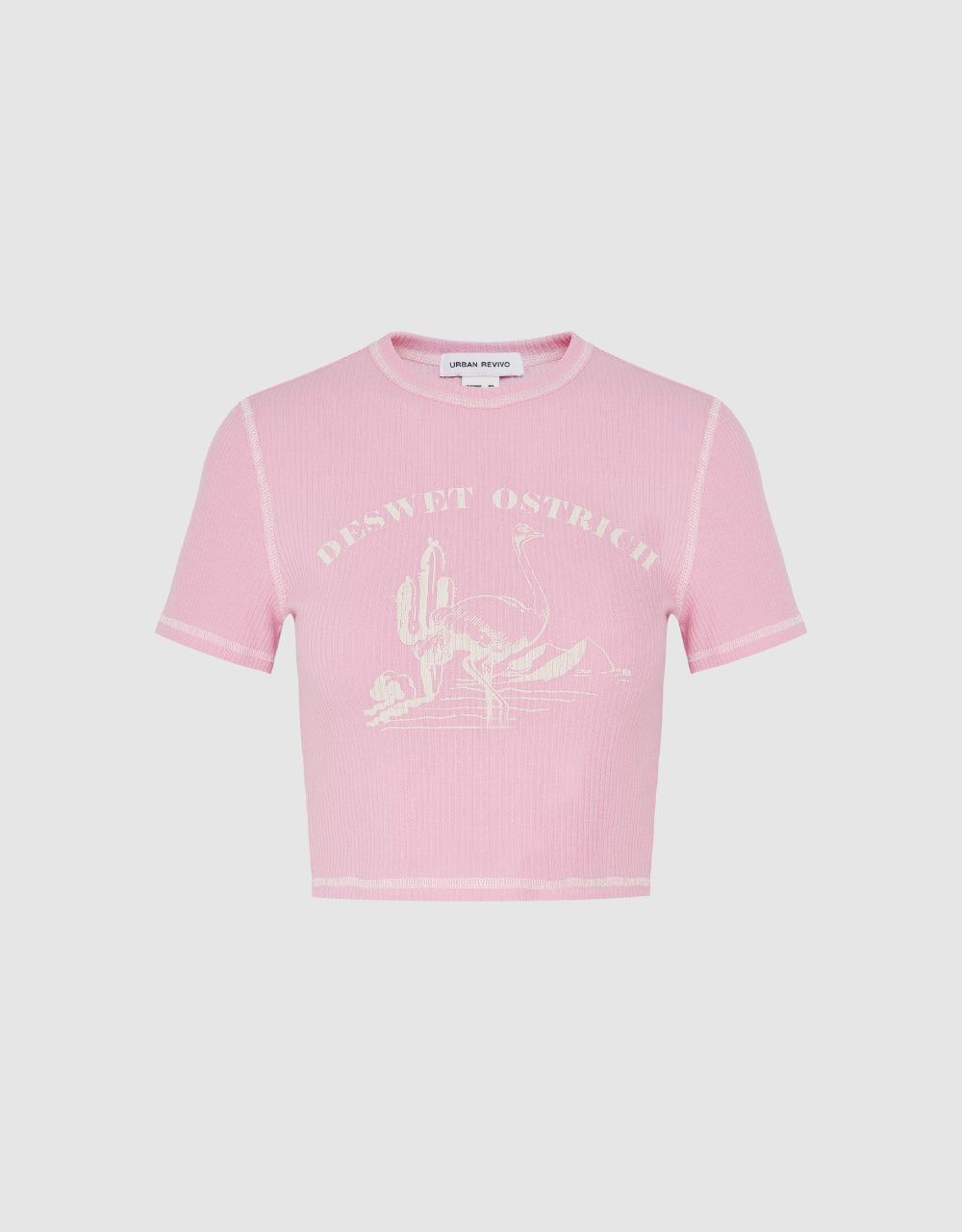 Print Knitted T-Shirt
