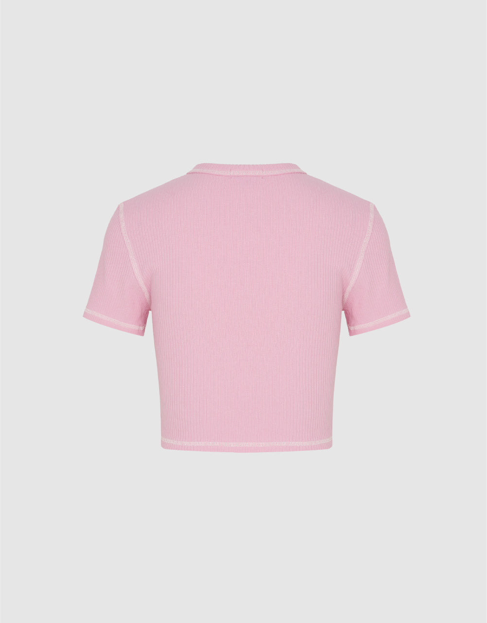 Print Knitted T-Shirt