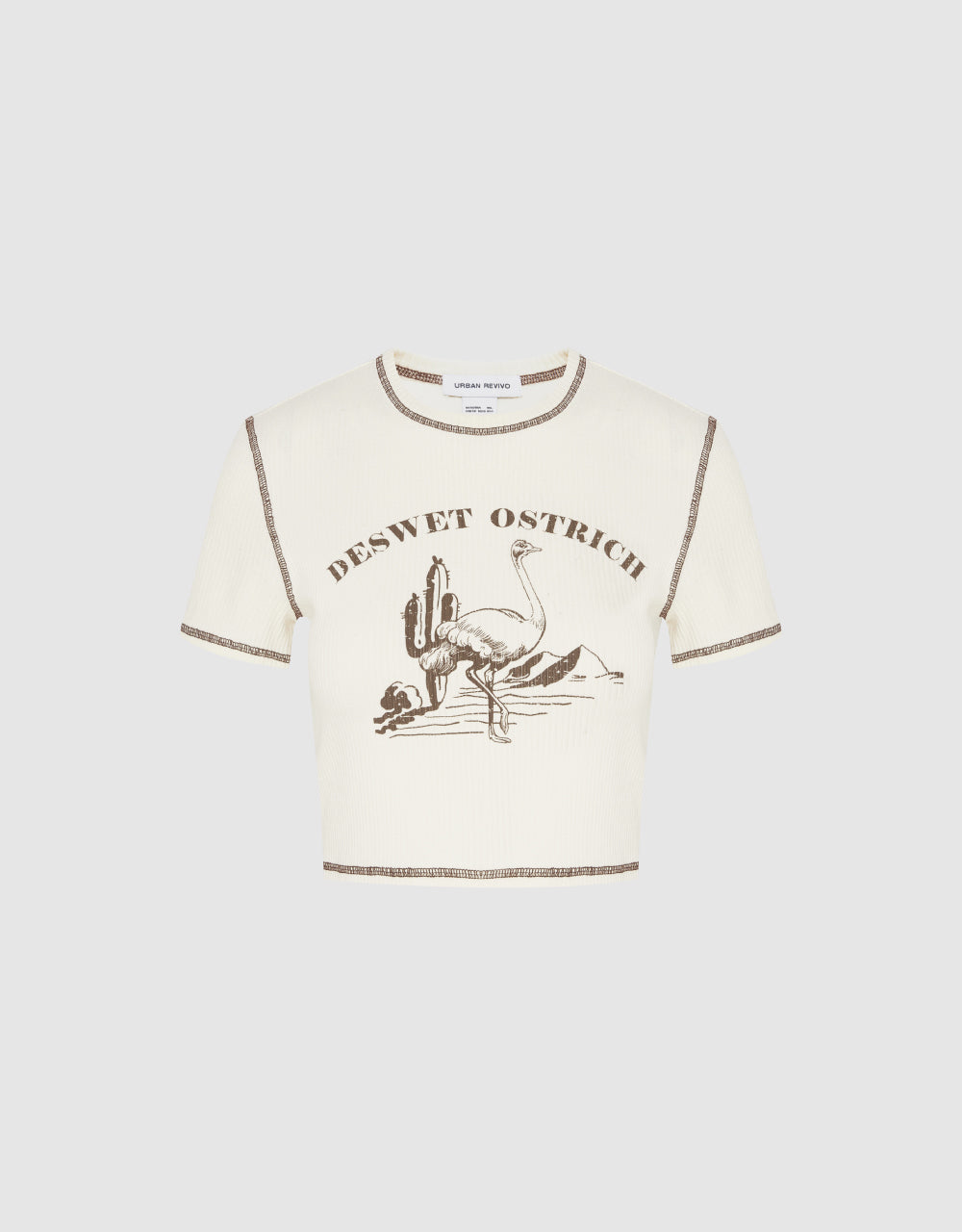 Print Knitted T-Shirt