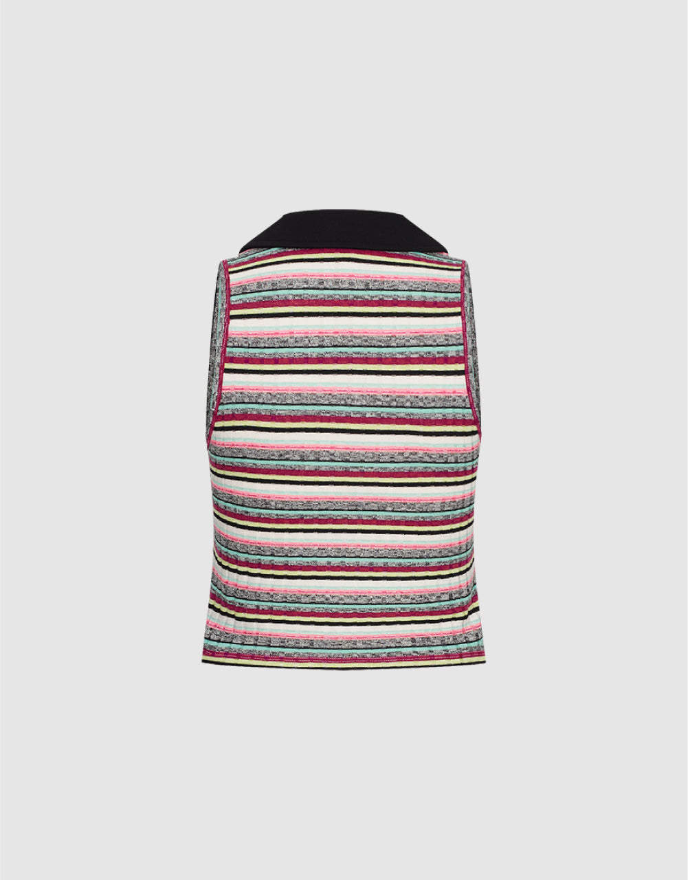 Cropped Stripe Tank Top