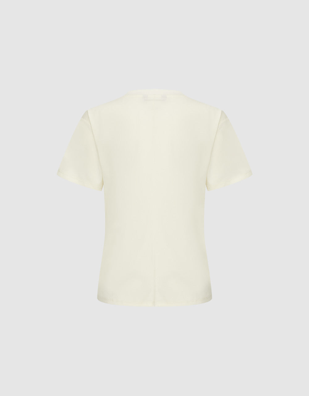 Asymmetric Crew Neck T-Shirt