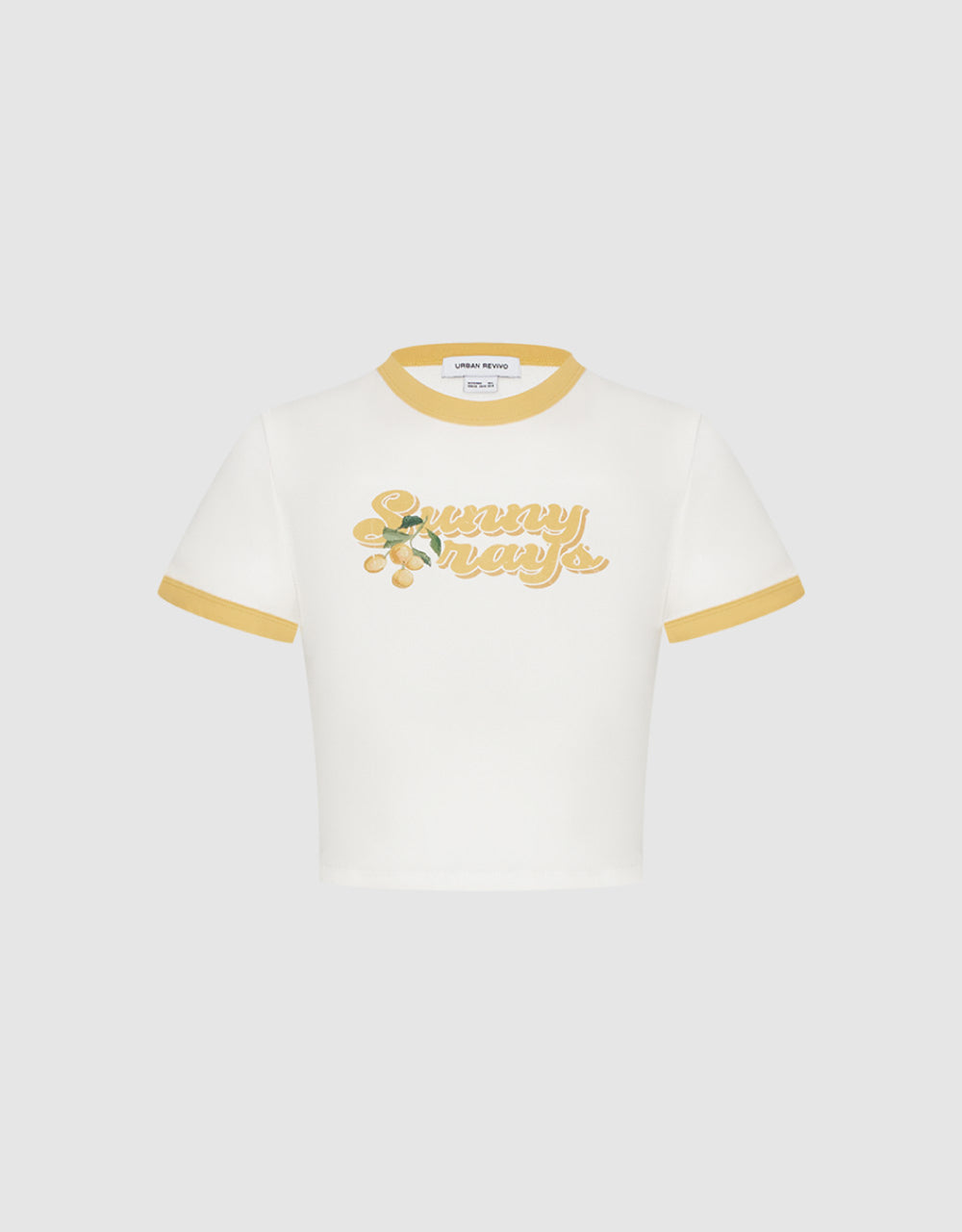 Cherry Letters Print T-Shirt