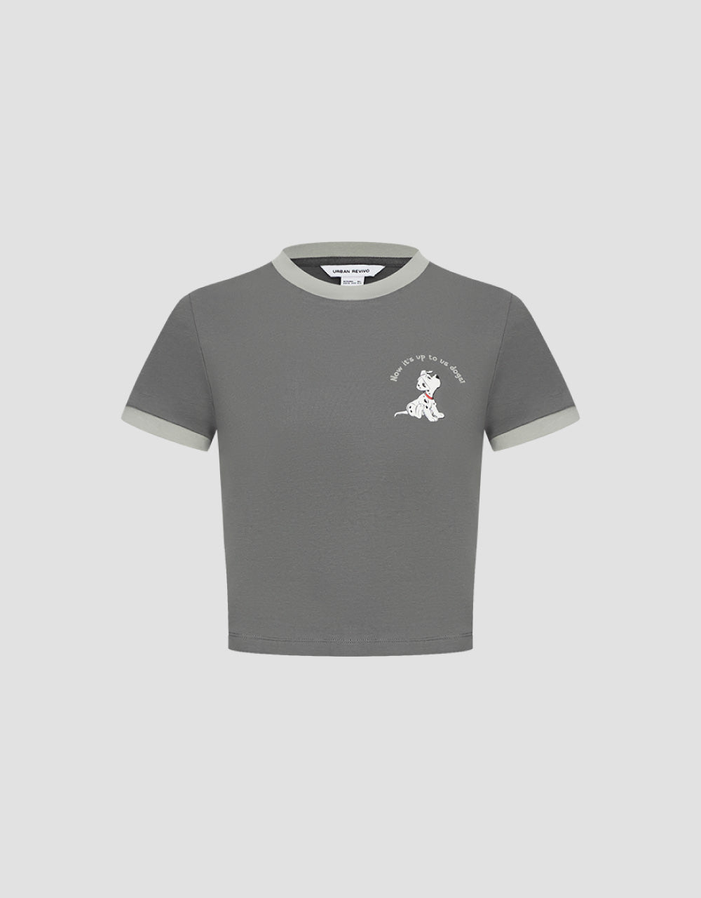 Dalmatian Crew Neck Skinny T-Shirt